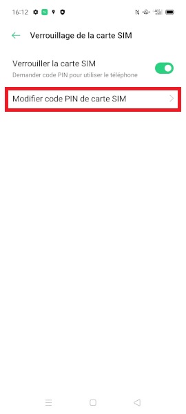 Changer votre code PIN de son OPPO A54